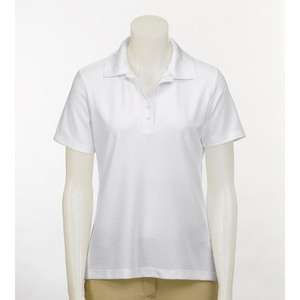 Women's Play Dry Performance Mesh Polo White