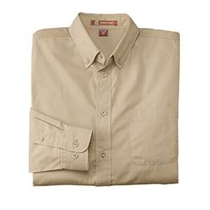 Harriton Men's Value Poplin Stone