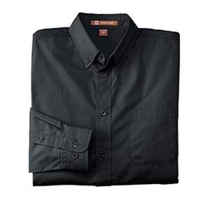 Harriton Men's Value Poplin Black