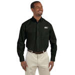 Customized Men's Dress Shirts - Harriton Men's Value Poplin