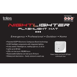 Totes Nightlighter Microfiber Cap