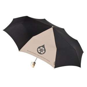 Totes Eco 'Brella Auto Open/Close Umbrella Black
