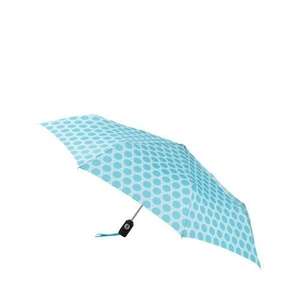 Totes Auto Open/Close Umbrella Aqua
