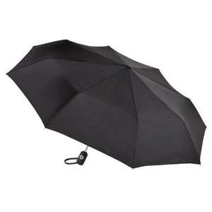 Totes Auto Open/Close Umbrella Black