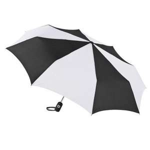 Totes Auto Open/Close Umbrella Black/White