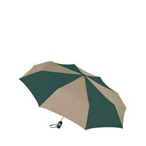 Totes Auto Open/Close Umbrella Green, Forest/Khaki