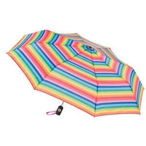 Totes Auto Open/Close Umbrella Stripes