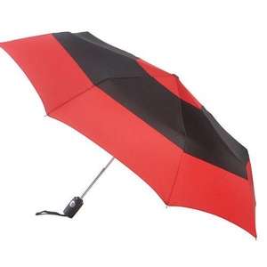 Totes Auto Open/Close Color Block Umbrella 
