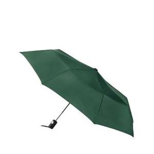 Totes Auto Open Folding Umbrella Green, Forest