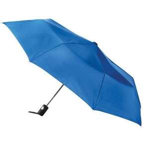 Totes Auto Open Folding Umbrella Blue, Royal