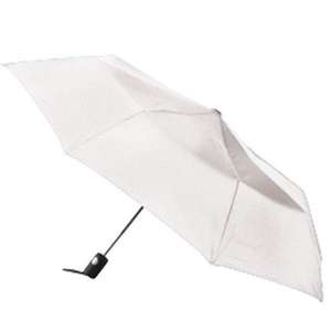 Totes Auto Open Folding Umbrella White
