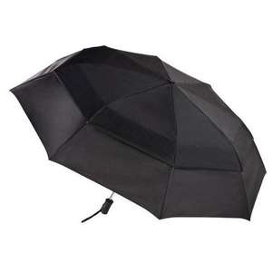 Totes Stormbeater Auto Open Folding Umbrella Black