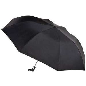 Totes Golf Size Auto Open Folding Umbrella Black