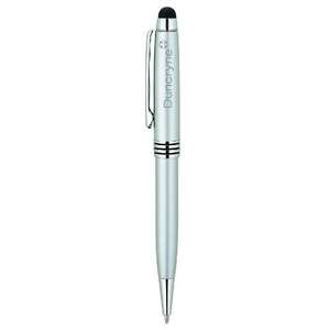 2 in 1 Ballpoint Pen/Stylus - Silver 