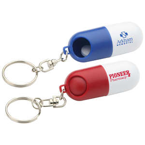 Custom Promotional Twist A Pill Key Chain