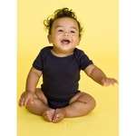 Logo Apparel - American Apparel Infant Baby Rib One Piece - Dark/Colors