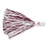 Promotional Pom Poms - Contour Handle Imprinted Pom with Token - 500 Streamers