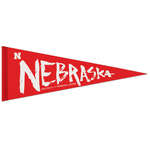 Business Pennants - 1" Sewn Strip White Pennant - 9" x 24"