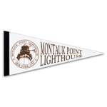 Logo Pennants - 1" Sewn Strip White Pennant - 8" x 18"