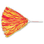 Business Pom Poms - 6" Handle Imprinted Pom - 1000 Streamers