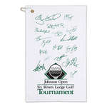 Custom Golf Towels - White Golf Towel - 16" x 25"