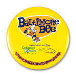 Imprinted Buttons - Full Color Round Safety Pin Back Button - 3" Diameter