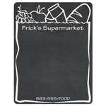 Promotional Geometric Shaped Magnets - Chalkboard Magnet - 8.5"W x 11"H