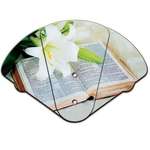 Imprinted Paper Hand Fans - Bible Image Religious Stock Expandable Fan