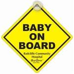 Logo Spirit Hands, Signs & Sticks - Diamond Plastic Window Sign