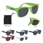 Imprinted Promotional Products - Folding Malibu Sunglasses