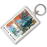 Wholesale Standard Keychains - Digitally Printed Jumbo Rectangle Acrylic Keytags