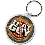 Logo Standard Keychains - Digitally Printed Circle Acrylic Keytags