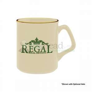 Custom Promotional 10 oz. Almond Titan Mug
