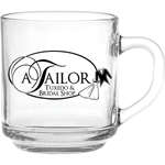 Customized Classic Coffee Mugs - 10 oz. Capri Glass Coffee Mug