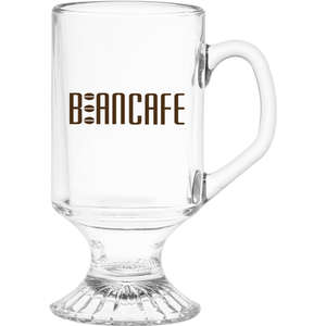 Custom Promotional 10 oz. Champion Irish Glass Coffee Mug