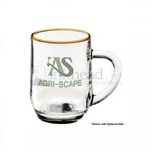 10 oz. Glass Haworth Coffee Mug 