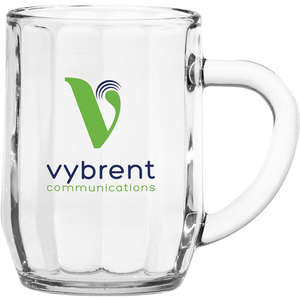 Custom Promotional 10 oz. Optic Haworth Glass Coffee Mug