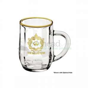 10 oz. Optic Haworth Glass Coffee Mug 