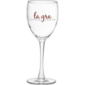 Custom Promotional 10.5 oz. Clear Tall Stem Goblet