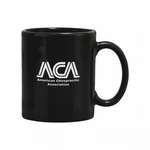 Imprinted Coffee Mugs - 11 oz. Black Hampton Mug