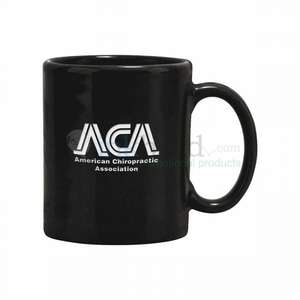 11 oz. Etched Black Hampton Mug