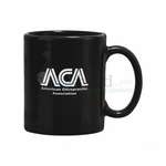 Promotional Classic Coffee Mugs - 11 oz. Etched Black Hampton Mug