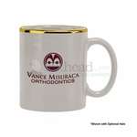 Promotional Classic Coffee Mugs - 11 oz. Light Gray Hampton Mug