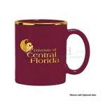 Personalized Classic Coffee Mugs - 11 oz. Maroon Hampton Mug