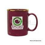 Promotional Classic Coffee Mugs - 11 oz. Maroon Marble Mug