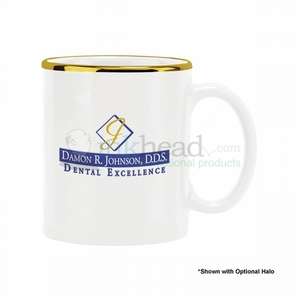 11 oz. White Hampton Mug