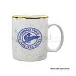 Imprinted Classic Coffee Mugs - 11 oz. White Marble Mug