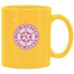Imprinted Coffee Mugs - 11 oz. Yellow Hampton Mug