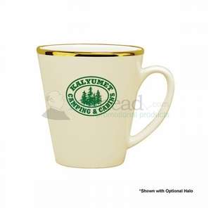 Custom Promotional 12 oz. Almond Cafe Mug
