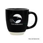Imprinted Coffee Mugs - 12 oz. Etched Black Nations Mug